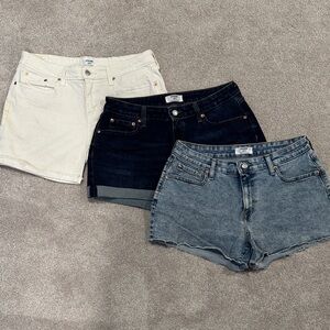 Bundle of (3) Women's Denim Shorts - size 12